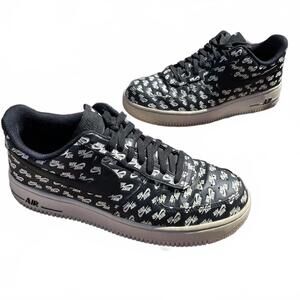 Air Force 1 Low 07 QS All Over Logo Black 2017